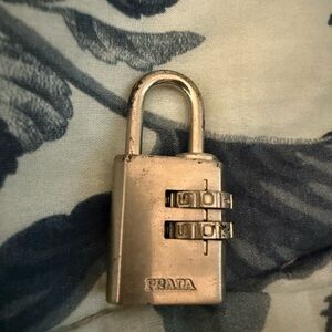 Prada Silver Combination Padlock
